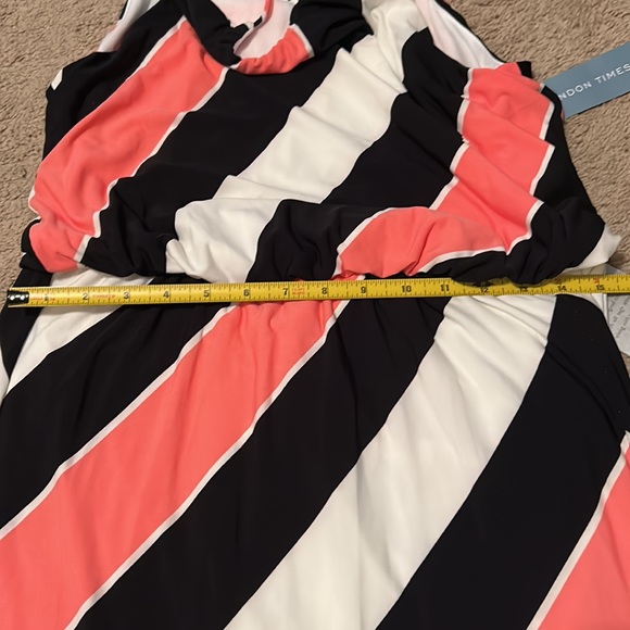 NWT London Times Maxi Dress Size 10 - Picture 10 of 13